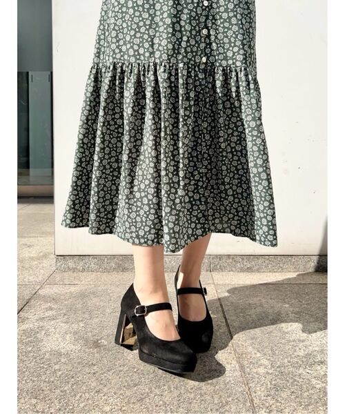 ESPERANZA(エスペランサ)の「メッキプレートヒールストラップパンプス(パンプス・レディース・ブラック系/ベージュ系/ピンク系7/ブラック系2・22.0cm/22.5cm/23.0cm/23.5cm/24.0cm/24.5cm)」の15枚目の写真