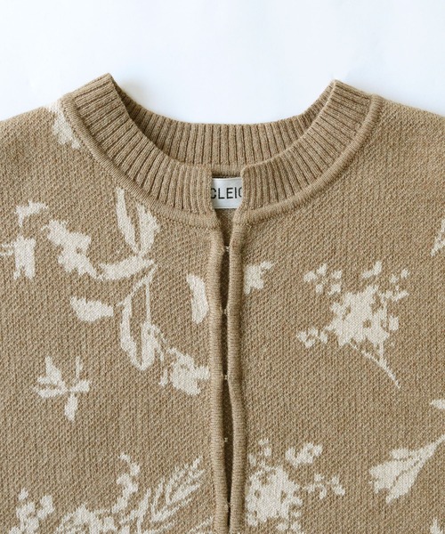 CLEIO（クレイオ）の「【CLEIO】ジャガードニットアシメベスト（ベスト・レディース・ベージュ/アイボリー・FREE）」の6枚目の写真