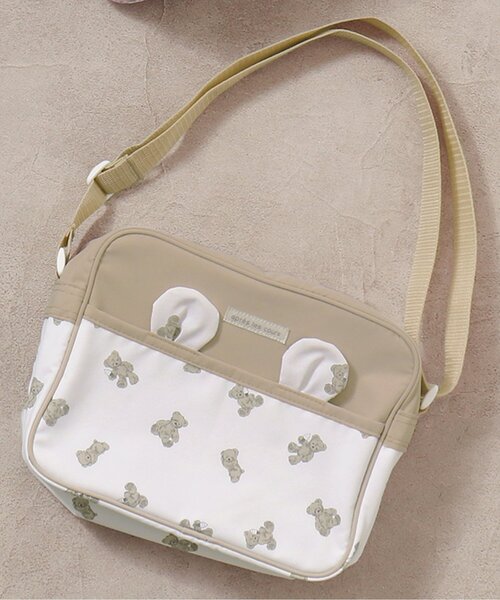 apres les cours（アプレレクール）の「【WEB限定】3柄 通園バッグ（ショルダーバッグ・キッズ・ベージュ/ネイビー/ピンク・FREE）」の2枚目の写真