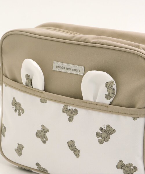 apres les cours（アプレレクール）の「【WEB限定】3柄 通園バッグ（ショルダーバッグ・キッズ・ベージュ/ネイビー/ピンク・FREE）」の14枚目の写真