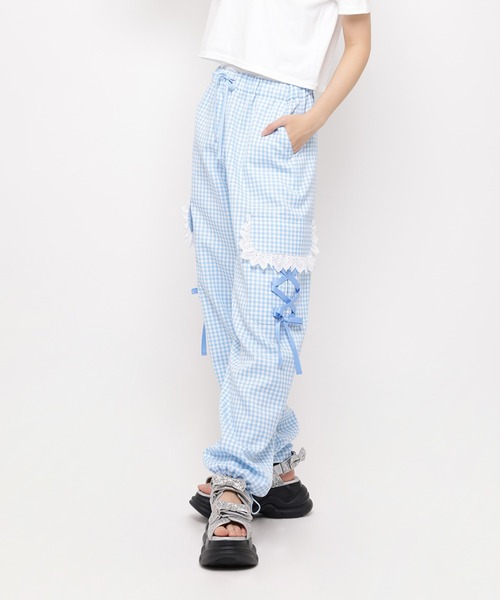 MILK（ミルク）の「ギンガム カーゴパンツ（カーゴパンツ）」 - WEAR
