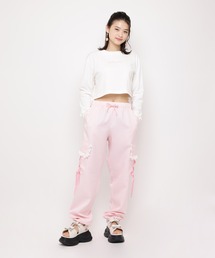 MILK ギンガム カーゴパンツ ピンク MILK パンツ カーゴパンツ ギンガム レディース : ZOZOTOWN