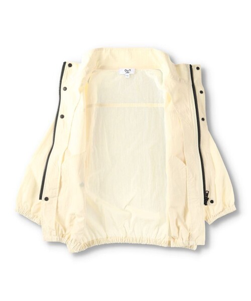 EDWIN(エドウィン)の「【Ou? by EDWIN】スタンドカラージャケット(ナイロンジャケット・キッズ・アイボリー・120/110/150/130/100/140)」の13枚目の写真