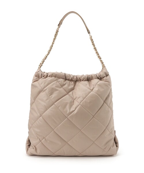 UNTITLED（アンタイトル）の「◆キルティングチェーンショルダートート（トートバッグ・レディース・ブラック/ライトベージュ・99）」の3枚目の写真