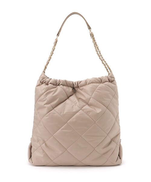 UNTITLED（アンタイトル）の「◆キルティングチェーンショルダートート（トートバッグ・レディース・ブラック/ライトベージュ・99）」の5枚目の写真