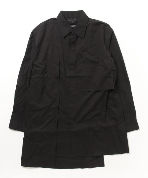 Y-3（ワイスリー）の「COTTON SHIRT（シャツ/ブラウス・メンズ・ブラック・XX-SMALL/X-SMALL/SMALL/MEDIUM/LARGE/X-LARGE/XX-LARGE）」の2枚目の写真