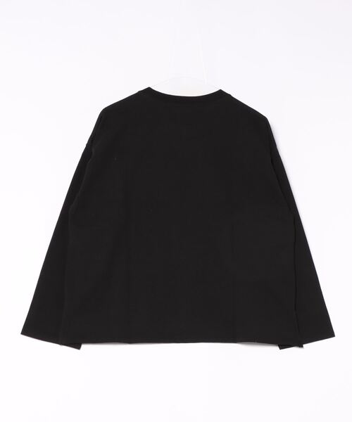 プードゥドゥ POU DOU DOU USAコットンワンポイント刺繍ボックスTee （スミクロ） USAコットンワンポイント刺繍ボックスTシャツ(A・オフホワイト