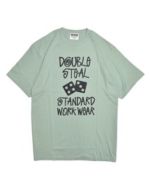 DOUBLE STEAL | タギング＆ダイス Tシャツ(Tシャツ/カットソー)