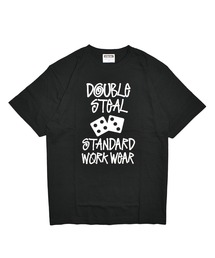 DOUBLE STEAL | タギング＆ダイス Tシャツ(Tシャツ/カットソー)