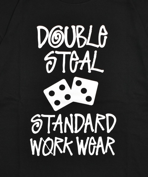 DOUBLE STEAL(ダブルスティール)の「タギング&ダイス Tシャツ(Tシャツ/カットソー・メンズ・ホワイト/セージグリーン/ブルーグレー/ブラック・LARGE/X-LARGE/MEDIUM/XX-LARGE)」の10枚目の写真