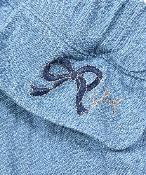 SLAP SLIP（スラップスリップ）の「デニムツイルラメツイードスカパン(90~140cm)（スカート・キッズ・ブラック系その他/ブルー/ベージュ・120cm/140cm/110cm/100cm/90cm/130cm）」の12枚目の写真