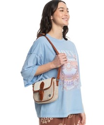 LONELY SEA CROSSBODY/ロキシーワンポイントロゴミニショルダーバッグ