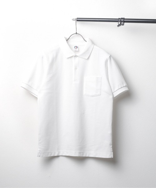 TRUSS(トラス)の「★TRUSS★ベーシックスタイルポロシャツ(ポケット付)(ポロシャツ・レディース・ブラック系1/ホワイト/ネイビー・LARGE/MEDIUM)」の2枚目の写真