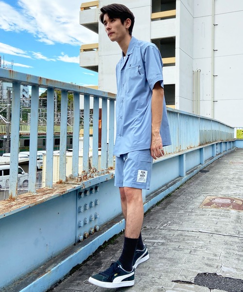 パーウェ C.E SPRING SUMMER 2024 OVERDYE WB HEADSx4 C.E CREW NECK