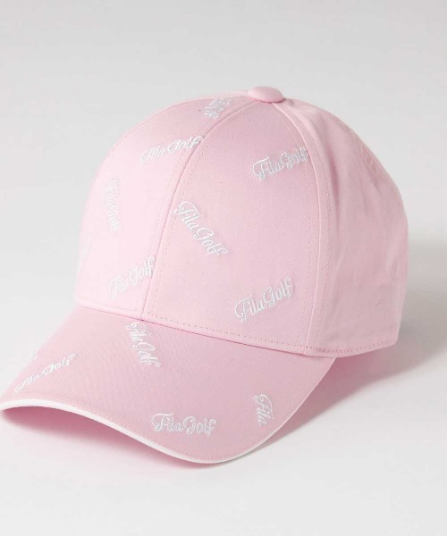 ピンク GOLF 刺繍キャップ FILA GOLF（フィラゴルフ ）の「【FILA GOLF/フィラゴルフ