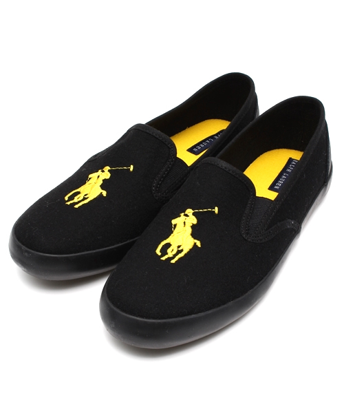 POLO RALPH LAUREN(ポロ ラルフ ローレン)の「レディース ジュニア ラルフローレン セレナ ウール スリッポン POLO SERENA WOOL Jr 15FW(スニーカー・レディース・ブラック/グレー/ネイビー/A・25cm/24cm/23cm/26cm)」の4枚目の写真