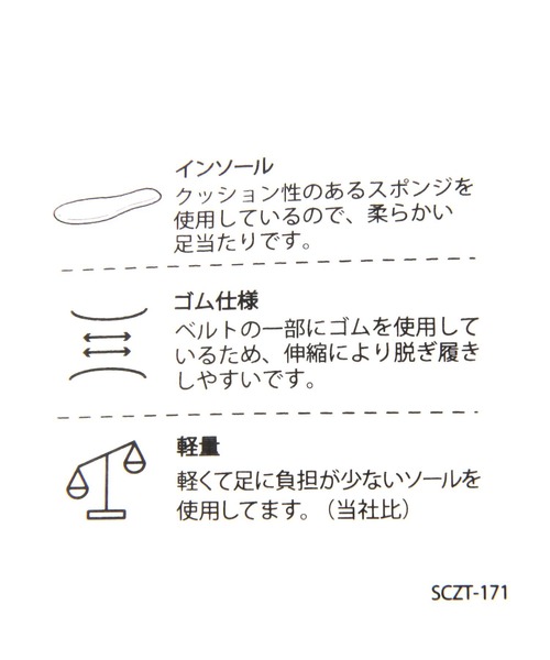 studio CLIP（スタディオクリップ）の「軽量グルカサンダル（サンダル・レディース・ブラック/ブラウン・LARGE/MEDIUM）」の13枚目の写真