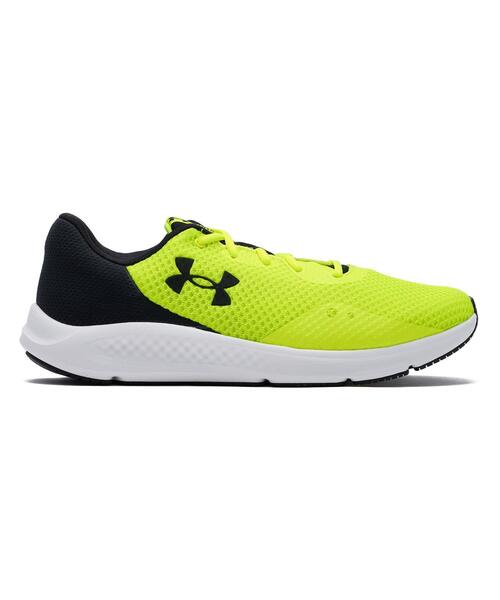 UNDER ARMOUR(アンダーアーマー)の「UAチャージド パスート3 エクストラ ワイド(ランニング/メンズ)(スニーカー・メンズ・ライム・28.5cm/25.5cm/27.0cm/27.5cm/28.0cm/25.0cm/26.0cm/26.5cm/29.0cm/30.0cm)」の1枚目の写真