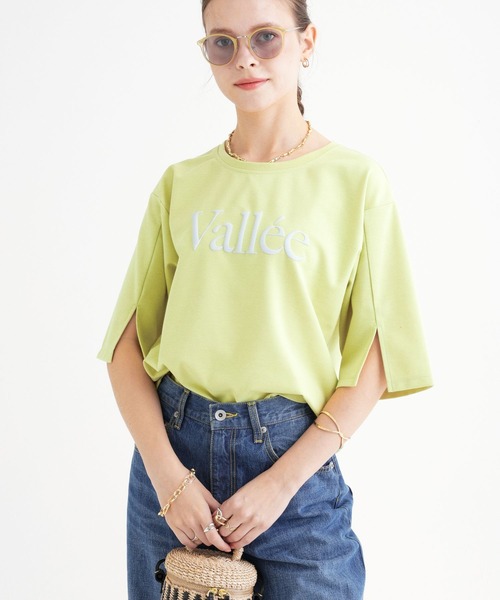 saloon(サルーン)の「SALOON(サルーン)/ 《再入荷・新色登場》ポンチハッポウプリントTシャツ(Tシャツ/カットソー・レディース・グレー/オフホワイト/ブラック/グリーン/イエロー・FREE)」の5枚目の写真