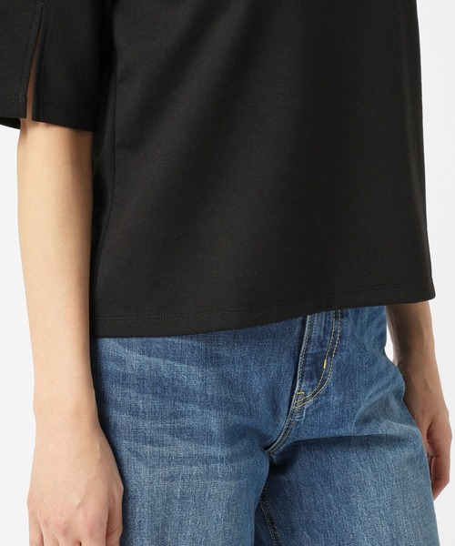 saloon(サルーン)の「SALOON(サルーン)/ 《再入荷・新色登場》ポンチハッポウプリントTシャツ(Tシャツ/カットソー・レディース・グレー/オフホワイト/ブラック/グリーン/イエロー・FREE)」の7枚目の写真