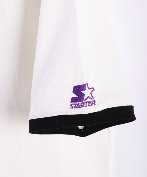 STARTER(スターター)の「STARTER BLACK LABEL プリント リンガーTシャツ(Tシャツ/カットソー・メンズ・ホワイト×ブラック/ブラック×ホワイト・M/L/XL)」の7枚目の写真