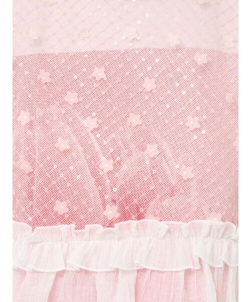 merry jenny（メリージェニー）の「flowerスパンコールカラー（付け襟・レディース・ブラック/オフホワイト/ピンク・FREE）」の5枚目の写真