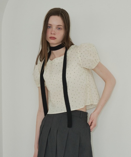 GIUNON(ジウノン)の「slim knit stall / スリムニットストール(ストール/ショール・レディース・ブラック・FREE)」の8枚目の写真