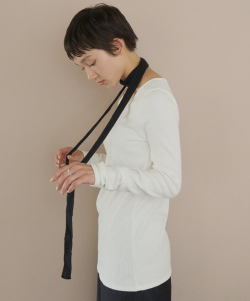 slim knit stall / スリムニットストール（ストール/ショール