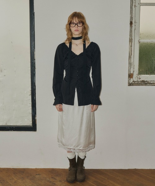slim knit stall / スリムニットストール（ストール/ショール