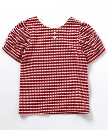 apres les cours | 【一部カラーWEB限定】バックリボン・クロスTシャツ(Tシャツ/カットソー)