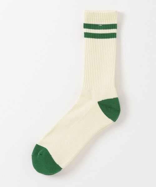 MARCOMONDE（マルコモンド）の「MARCOMONDE（マルコモンド）＠ pile line sports socks 25（ソックス/靴下・メンズ・ベージュ/ホワイト系2/ホワイト・F）」の3枚目の写真