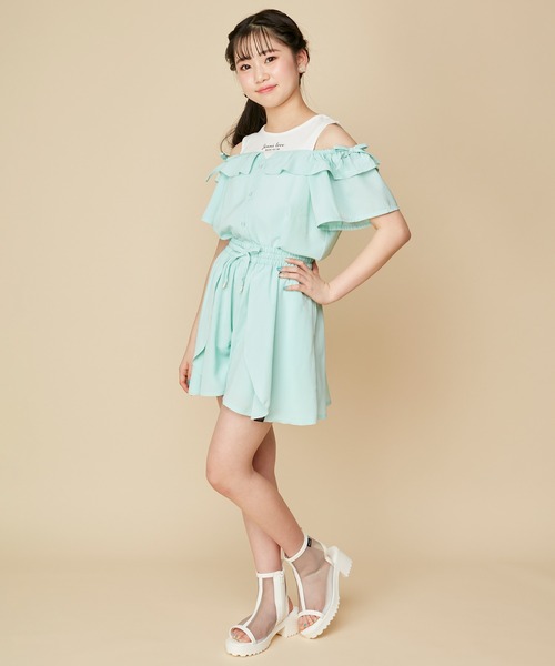 JENNI(ジェニィ)の「シアーブーツサンダル(サンダル・キッズ・オフホワイト/ブラック・20cm/21cm/22cm/23cm/24cm)」の4枚目の写真