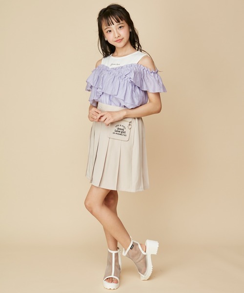 JENNI(ジェニィ)の「シアーブーツサンダル(サンダル・キッズ・オフホワイト/ブラック・20cm/21cm/22cm/23cm/24cm)」の6枚目の写真