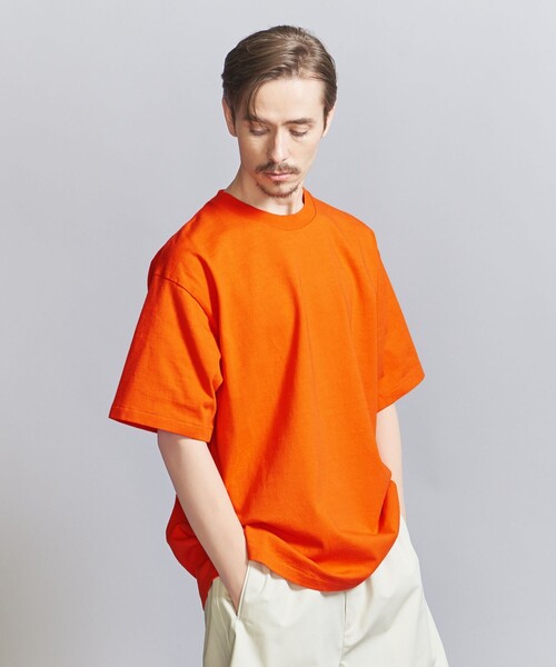 5525Gallery（ゴーゴーニーゴーギャラリー）の「【別注】 ＜5525gallery＞ AME HVY Tシャツ（Tシャツ/カットソー・メンズ・オレンジ/ホワイト・M/L/S）」の3枚目の写真