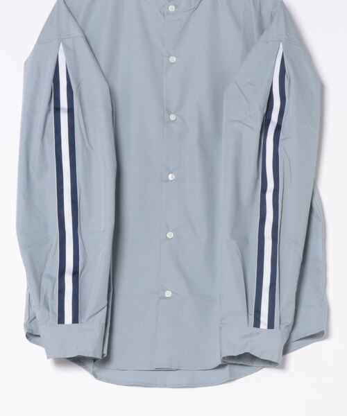 3.3 Field Trip (3.3フィールドトリップ)の「3.3 Field Trip/ラインバルーンシャツ 2120658(シャツ/ブラウス・メンズ・ダークグレー/ダークブルー・FREE)」の18枚目の写真