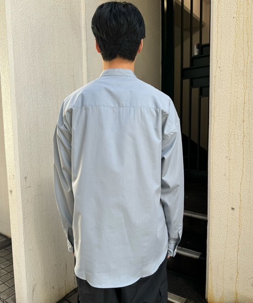 3.3 Field Trip (3.3フィールドトリップ)の「3.3 Field Trip/ラインバルーンシャツ 2120658(シャツ/ブラウス・メンズ・ダークグレー/ダークブルー・FREE)」の10枚目の写真