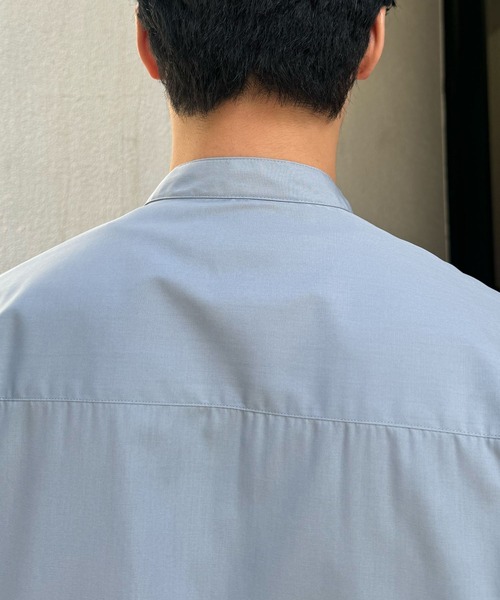 3.3 Field Trip (3.3フィールドトリップ)の「3.3 Field Trip/ラインバルーンシャツ 2120658(シャツ/ブラウス・メンズ・ダークグレー/ダークブルー・FREE)」の11枚目の写真