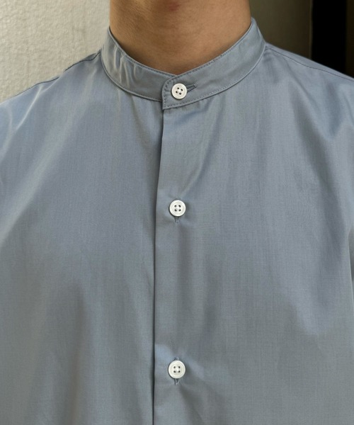 3.3 Field Trip (3.3フィールドトリップ)の「3.3 Field Trip/ラインバルーンシャツ 2120658(シャツ/ブラウス・メンズ・ダークグレー/ダークブルー・FREE)」の12枚目の写真