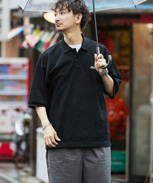 LACOSTE(ラコステ)の「【LACOSTE / ラコステ】別注ポロシャツ(ポロシャツ・メンズ・ネイビー/グリーン/ホワイト/ブラック・5/7/6)」の14枚目の写真