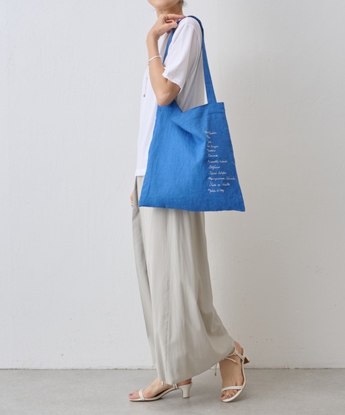 BEARDSLEY（ビアズリー）の「強撚Tシャツ（Tシャツ/カットソー・レディース・ホワイト/ブラック・FREE）」の8枚目の写真