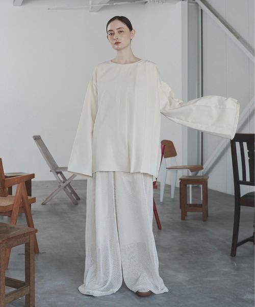 Utusiyo(ウツシヨ)の「mesh pants 粗(その他パンツ・メンズ・ブラック/ホワイト・FREE)」の7枚目の写真