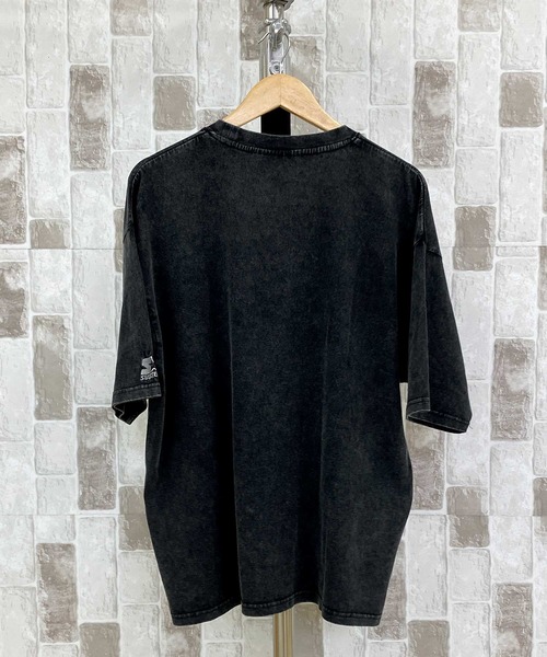 STARTER（スターター）の「ケミカル加工　天竺プリント半TEE（Tシャツ/カットソー・メンズ・ブラック系2/ブラック系1/ブラック系3・M/XL/L）」の8枚目の写真