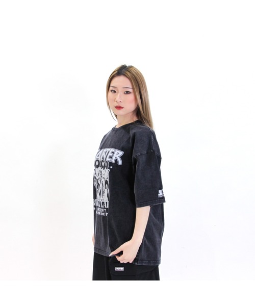 セール】ケミカル加工 天竺プリント半TEE（Tシャツ/カットソー