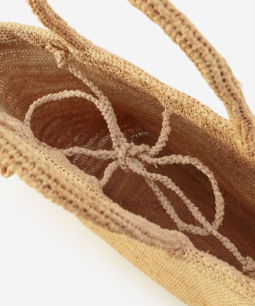 Bshop（ビショップ）の「sophie digard | ラフィア トートバッグ WOMEN（かごバッグ・レディース・Nat・F）」の6枚目の写真