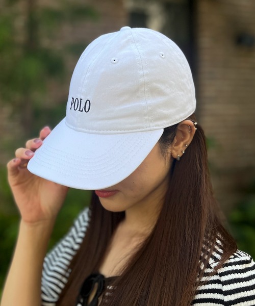 POLO BCS(ポロ ビーシーエス)の「【POLO BCS】POLO embroidery law cap クラシカルポロ刺繍ベースボールキャップ(キャップ・レディース・ホワイト/ブラック/ベージュ/ネイビー/グリーン/ブラウン/バーガンディー/ネイビー系2・FREE)」の19枚目の写真