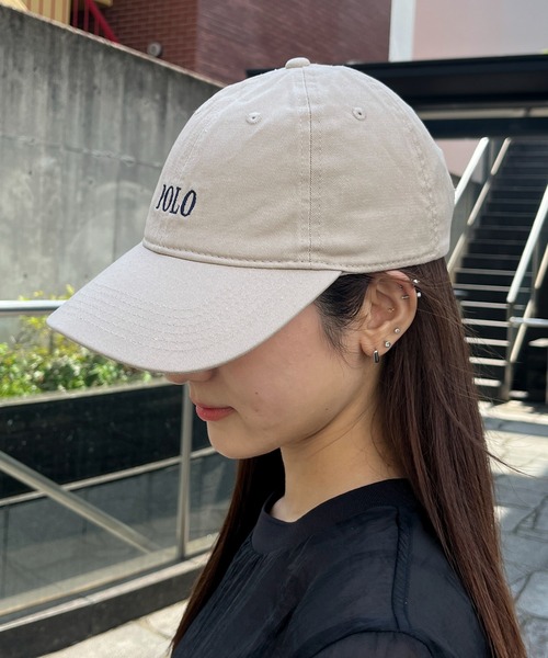 POLO BCS(ポロ ビーシーエス)の「【POLO BCS】POLO embroidery law cap クラシカルポロ刺繍ベースボールキャップ(キャップ・レディース・ホワイト/ブラック/ベージュ/ネイビー/グリーン/ブラウン/バーガンディー/ネイビー系2・FREE)」の22枚目の写真