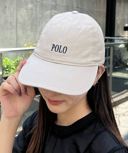 POLO BCS(ポロ ビーシーエス)の「【POLO BCS】POLO embroidery law cap クラシカルポロ刺繍ベースボールキャップ(キャップ・レディース・ホワイト/ブラック/ベージュ/ネイビー/グリーン/ブラウン/バーガンディー/ネイビー系2・FREE)」の20枚目の写真