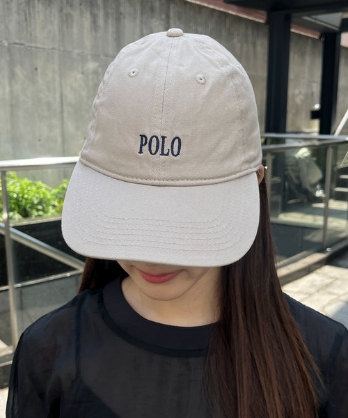 POLO BCS(ポロ ビーシーエス)の「【POLO BCS】POLO embroidery law cap クラシカルポロ刺繍ベースボールキャップ(キャップ・レディース・ホワイト/ブラック/ベージュ/ネイビー/グリーン/ブラウン/バーガンディー/ネイビー系2・FREE)」の21枚目の写真