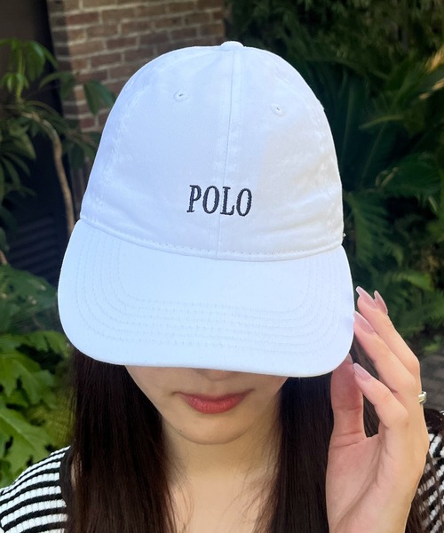 POLO BCS(ポロ ビーシーエス)の「【POLO BCS】POLO embroidery law cap クラシカルポロ刺繍ベースボールキャップ(キャップ・レディース・ホワイト/ブラック/ベージュ/ネイビー/グリーン/ブラウン/バーガンディー/ネイビー系2・FREE)」の17枚目の写真