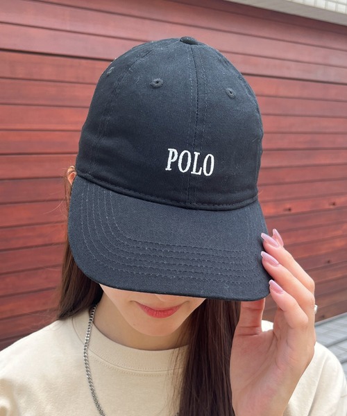 POLO BCS(ポロ ビーシーエス)の「【POLO BCS】POLO embroidery law cap クラシカルポロ刺繍ベースボールキャップ(キャップ・レディース・ホワイト/ブラック/ベージュ/ネイビー/グリーン/ブラウン/バーガンディー/ネイビー系2・FREE)」の16枚目の写真